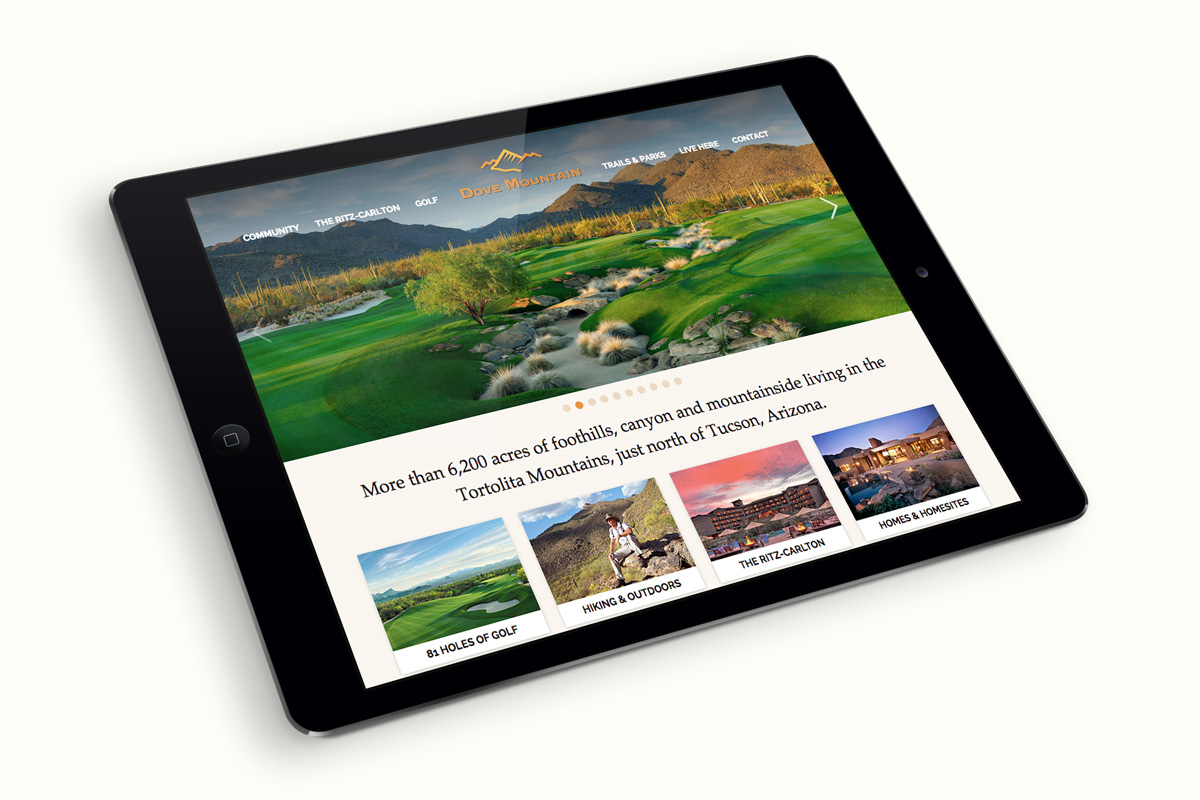 Dove Mountain iPad