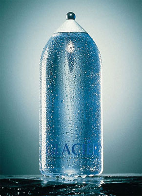 GLACIER - Mineral water bottle designed by Phillippe Starck