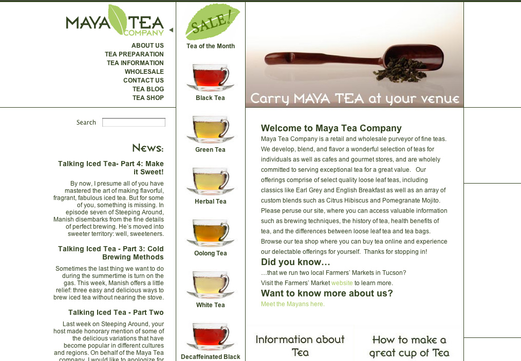 Maya Tea Company Tucson